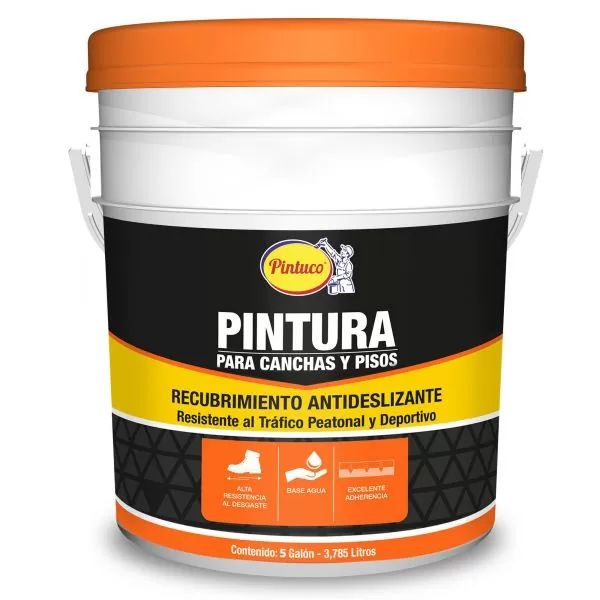 Cuñete Pintura Para Canchas Blanco