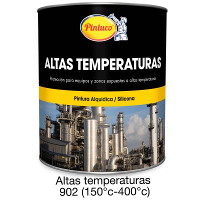 Pintura Altas Temperaturas 905 (232°c-590°C) Aluminio