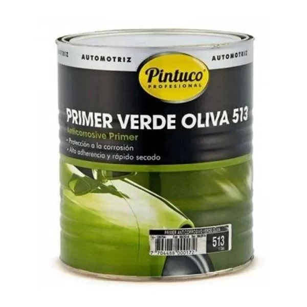 Galón Primer Anticorrosivo Verde OLIVA 513 PINTUCO