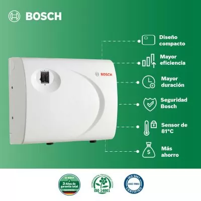 Calentador de agua eléctrico Bosch Tronic 3000 C 12kW 220V