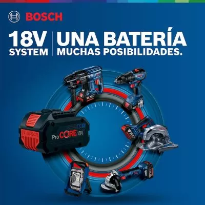 Pulidora inalámbrica Bosch GWS 180-LI 2 baterías y maletín