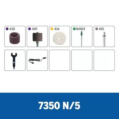Dremel 7350 Minitorno con 5 accesorios