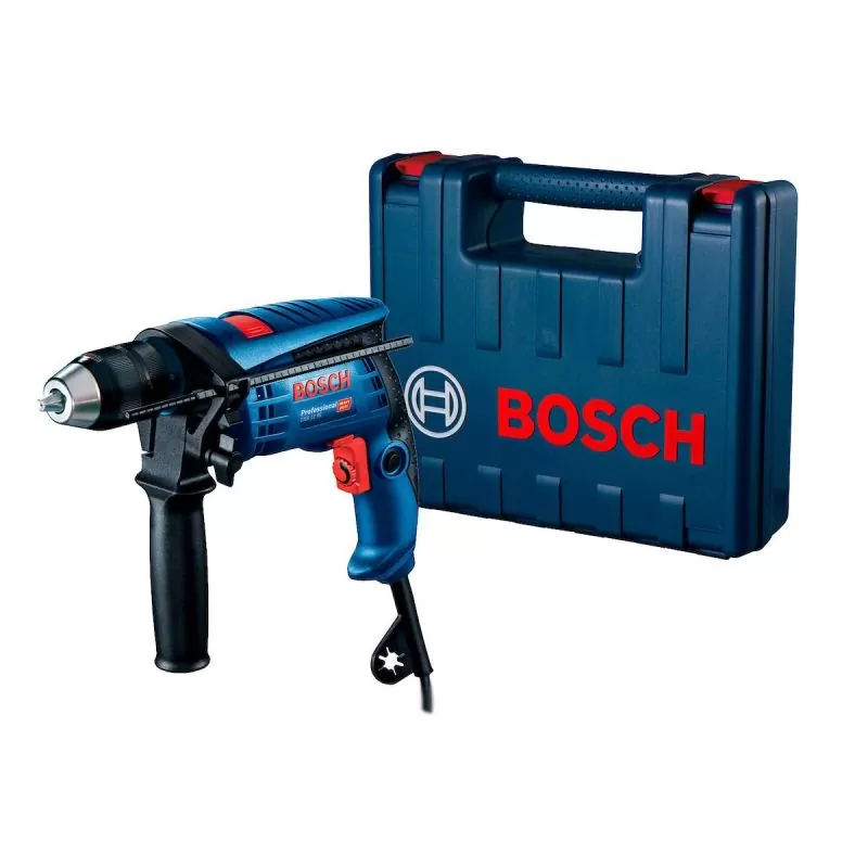 Taladro percutor Bosch GSB 13 RE 650W 110V con maletín