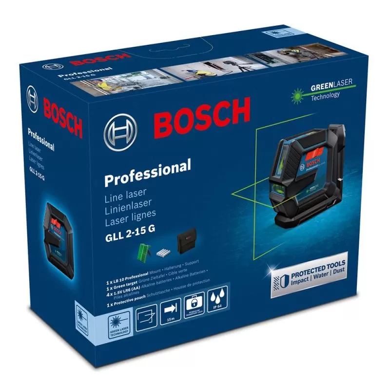 Bosch, Nivel Laser Verde GCL 2-15 G