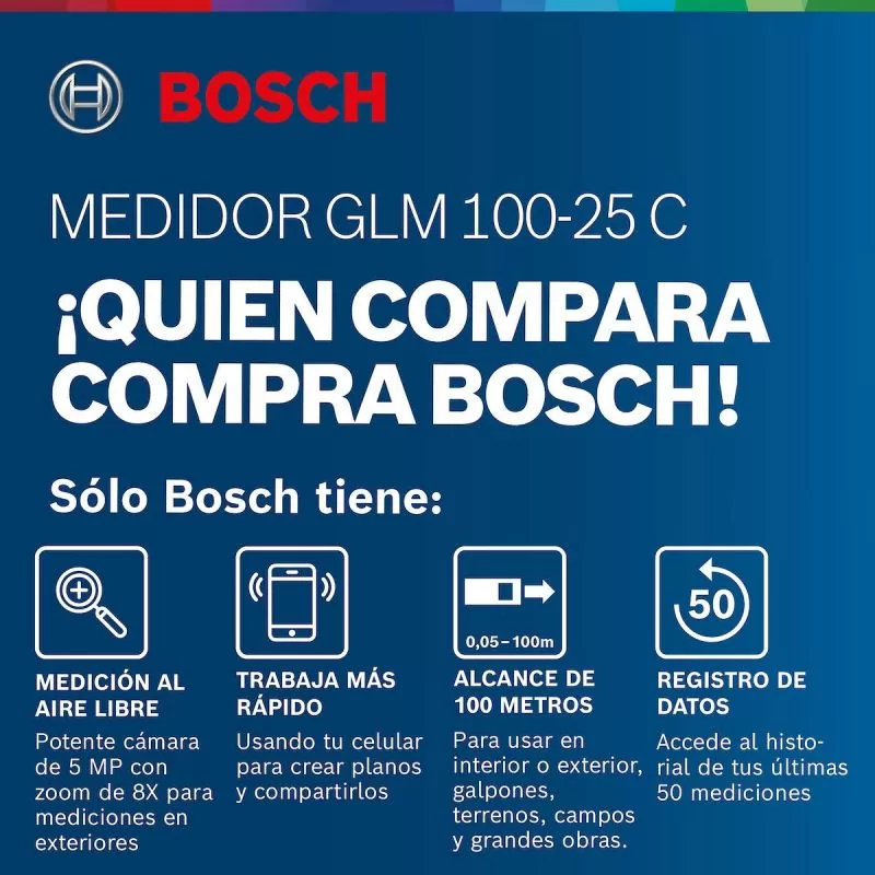 GLM 100-25 C Medidor láser