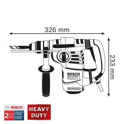 Martillo Perforador Demoledor Bosch GBH 3-28 Plus
