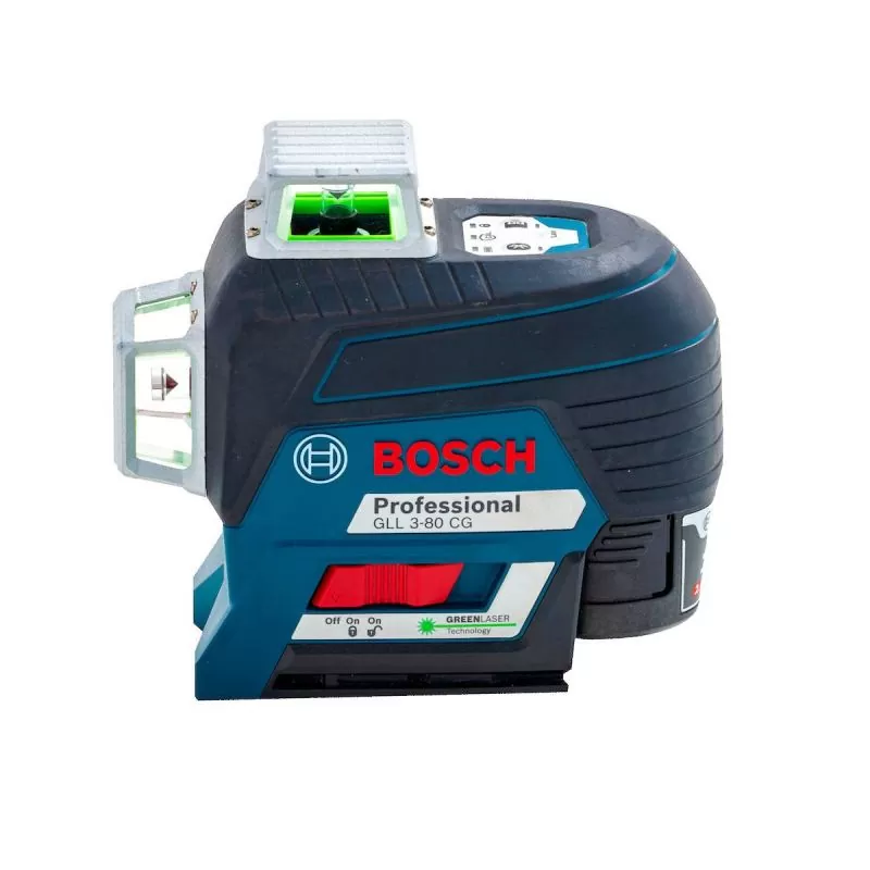 0601063T01 Nivel láser líneas verde Bosch GLL 3-80 CG 120 mt en maletín –  Bosch Store Online