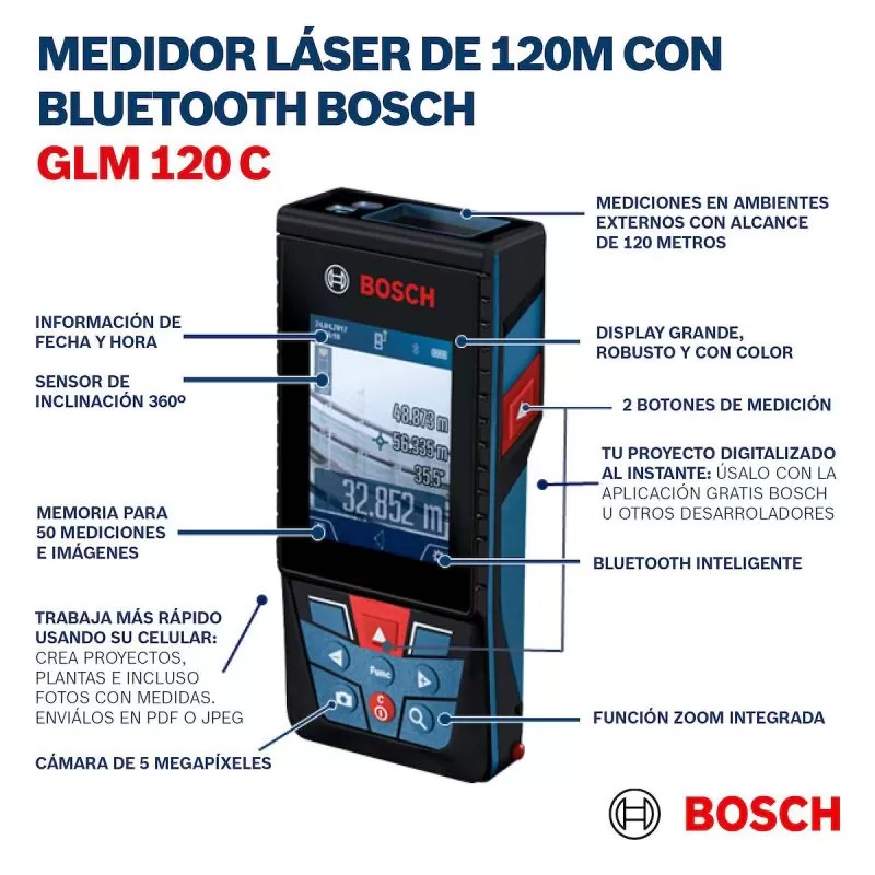 GLM 120 C Medidor láser de distancias