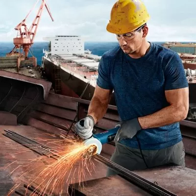 Mini Pulidora angular de 5" Bosch GWS 9-125 P