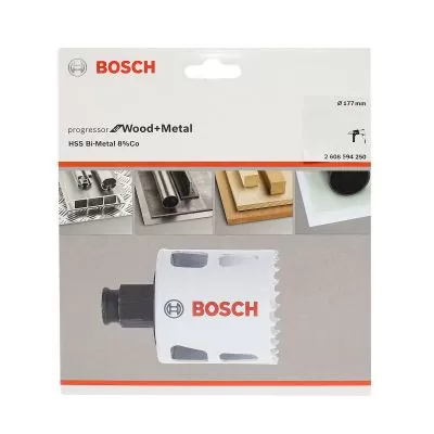 Sierra copa Bosch Progressor for wood and metal 177 mm, 6 31/32"