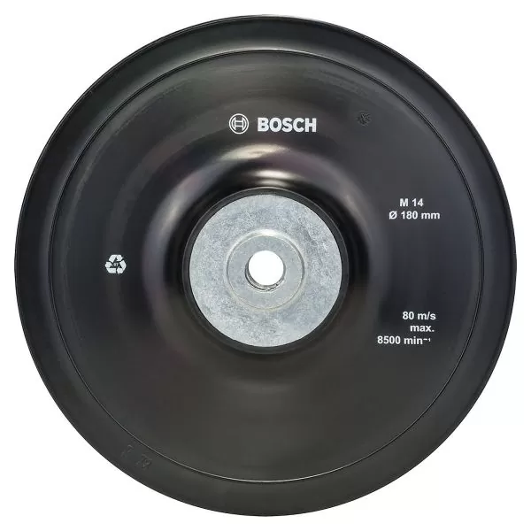 Plato de goma para Disco de Fibracon toma M14 180mm