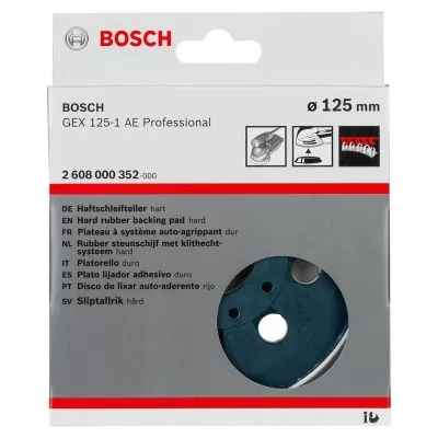 Plato de soporte para lijadora Bosch EXPERT 150mm medio
