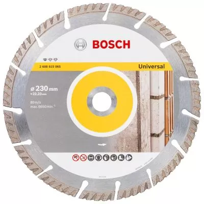 Disco diamantado Bosch Standard for Universal Ø230 x 22,23 x 2,6 x10mm