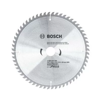 Disco de Sierra Circular Bosch Ecoline ø254 x 30mm 60 dientes