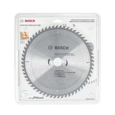 Disco de Sierra Circular Bosch Ecoline ø254 x 30mm 60 dientes