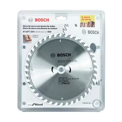 Disco de Sierra Circular Bosch Ecoline ø254x30mm, 40 dientes