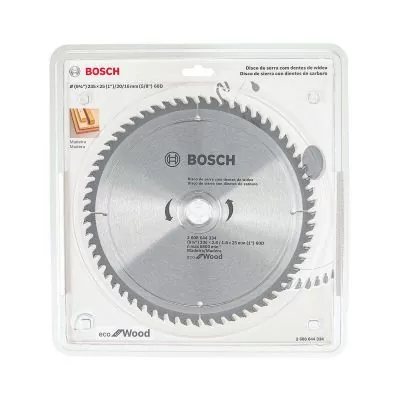 Disco de Sierra Circular Bosch Ecoline ø235 x 25mm 60 Dientes