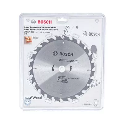Disco de Sierra Circular Bosch Ecoline ø235x25mm, 24 dientes