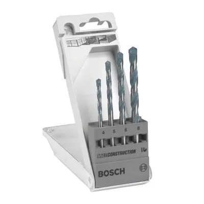 Brocas Bosch CYL-9 Multiconstruction Ø4-5-6-8mm 4 unidades