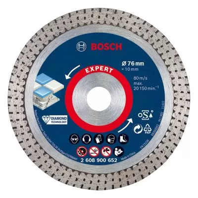 Disco diamantado Bosch EXPERT Hard Ceramic Ø76x1,5x10mm