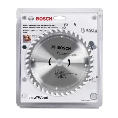 Disco de Sierra Circular Bosch Ecoline ø184x20mm, 40 dientes