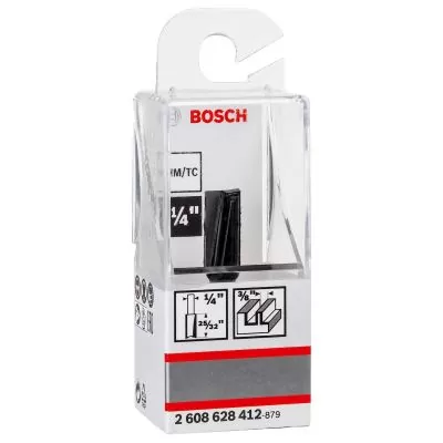 Fresa de ranurar Bosch Standard 1/4", D1 9,5mm, L 19,5mm, G 51mm