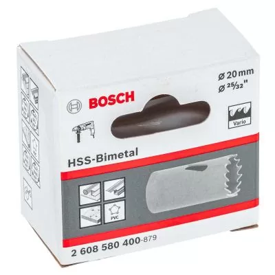 Sierra copa Bosch Bimetálica Eco HSS 20 mm, 25/32"