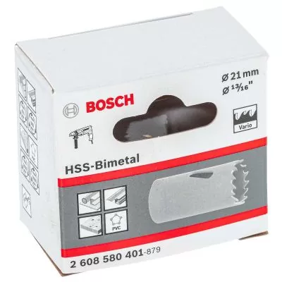 Sierra copa Bosch Bimetálica Eco HSS 21 mm, 13/16"