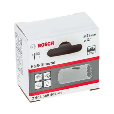 Sierra copa Bosch Bimetálica Eco 22mm, 7/8"