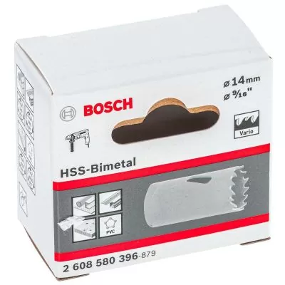 Sierra copa Bosch Bimetálica Eco HSS 14 mm, 9/16"
