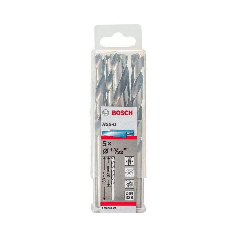 2608586310 Broca para Metal Bosch Acero Rápido HSS-G 5/32″ – Bosch Store  Online