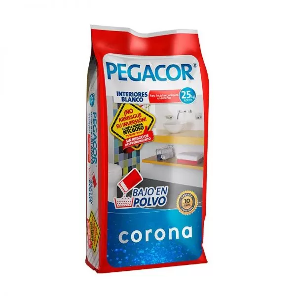 Pegacor Interior Blanco x 25Kg