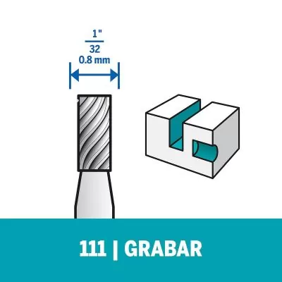 Fresa De Grabado De Punta Delgada De 0,8mm