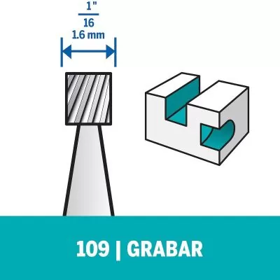 Fresa De Grabado De Punta Cuadrada De 1,6mm