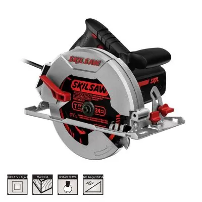Sierra circular Skil 5402 1400W 110V con disco 24 dientes
