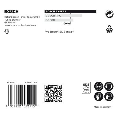 Broca para concreto Bosch EXPERT SDS Max-8x Ø7/8x16x20