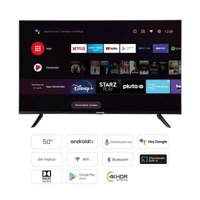 Televisor UHD 50TO62 BT Android T2 Challenger Televisor UHD 50TO62 BT Android T2 Challenger