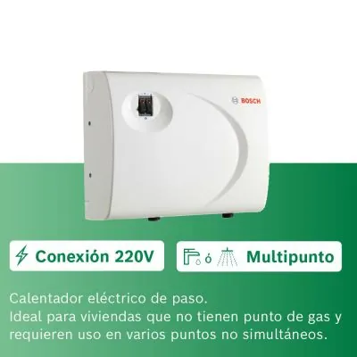 Calentador de agua eléctrico Bosch Tronic 3000 C 9,5kW V