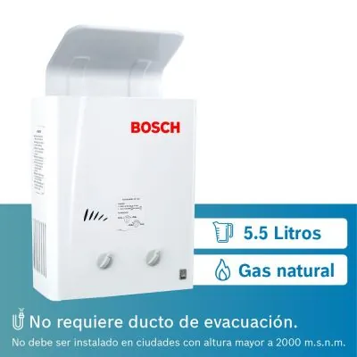 Calentador de agua GN Bosch Therm 1200 5.5L tiro natural