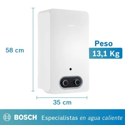 Calentador de agua GN Bosch Therm 2200 13 L tiro natural