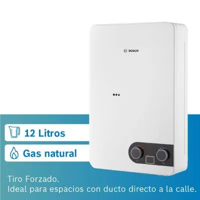 Calentador de agua GN Bosch Therm 1400 F 12L tiro forzado