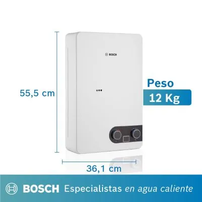 Calentador de agua GN Bosch Therm 1400 F 12L tiro forzado