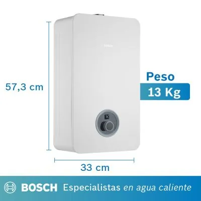 Calentador de agua GLP Bosch Therm 2400 F 8L tiro forzado