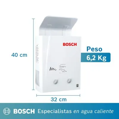 Calentador de agua GN Bosch Therm 1000 O 5.5L tiro natural