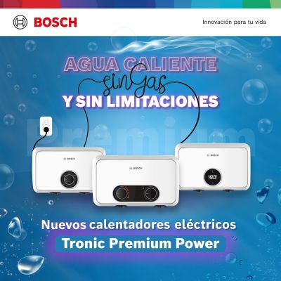 Calentador de agua eléctrico Bosch Tronic 4000 C 9,5kW 220V