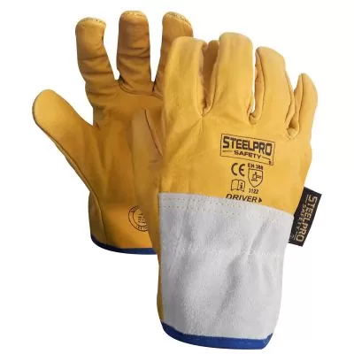 Guante Driver Amarillo