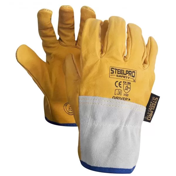 Guante Driver Amarillo