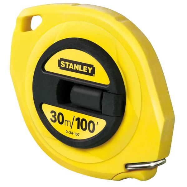 CINTA METRICA DE ACERO 30MT/100' STANLEY