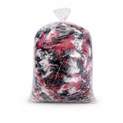 Bolsa de Estopa Industrial Roja Negra y Blanca