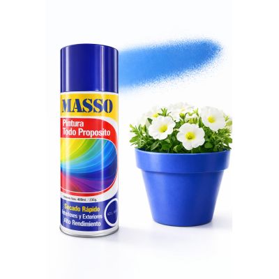 Pintura en Aerosol Azul Masso 400 ml Todo Propósito